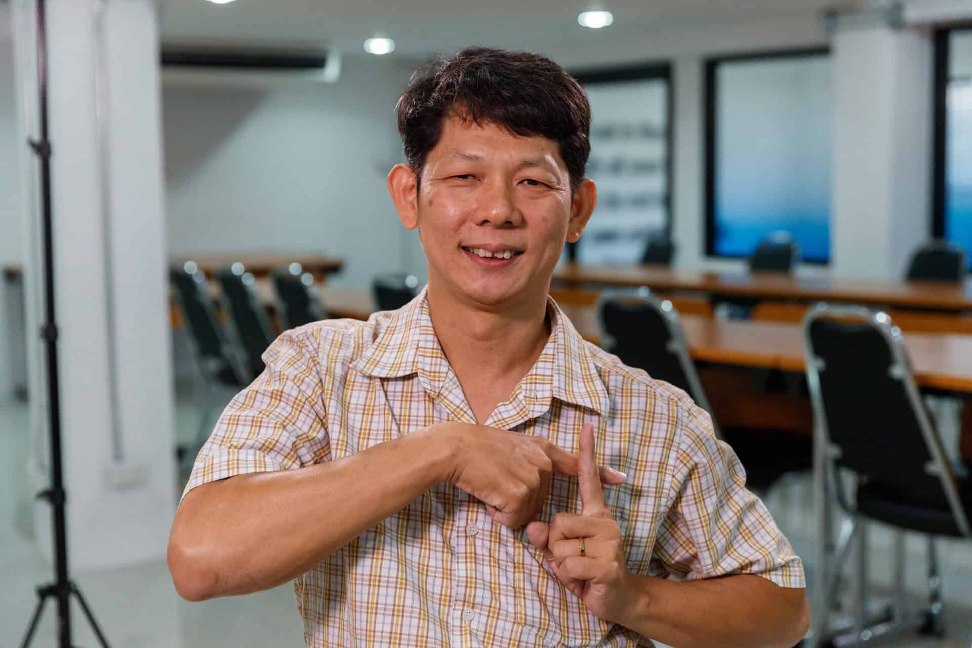 “There are so many Deaf who feel oppressed. But we want to share with them. We want them to feel relief—to know that God is comforting them.” —Mr. Drawing,* a Deaf Bible translator in Southeast Asia
